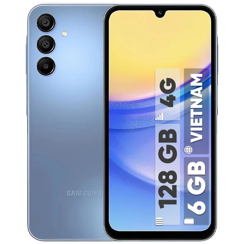 گوشی موبایل سامسونگ مدل Galaxy A15 دو سیم کارت ظرفیت 128 گیگابایت و رم 4 گیگابایت