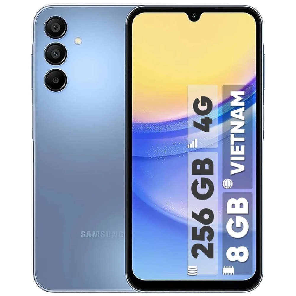 گوشی موبایل سامسونگ مدل Galaxy A15 دو سیم کارت ظرفیت 256 گیگابایت و رم 8 گیگابایت