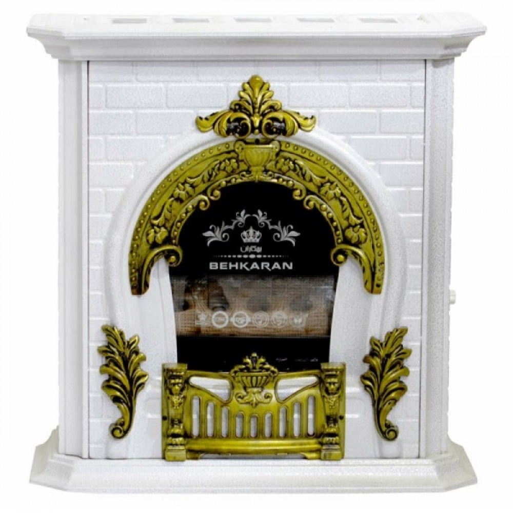 بخاری گازی بهکاران طرح پرنس گارد دار مدل شومینه T-36000